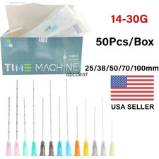 50Pcs sterile Micro Cannula Puncture Blunt Tip Acid Fillers Needle Syringe Tip