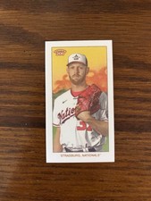 2023 Topps T206 Stephen Strasburg Carolina Brights parallel Washington Nationals