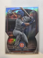 2023 Bowman Chrome 1st Refractor Michael Carico BDC 170 Cubs