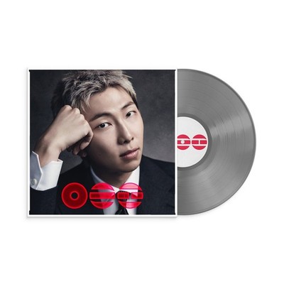 BTS ARIRANG 5th Album RM Silver Vinyl LP Record with Poster