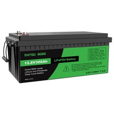 12V 300Ah Lifepo4 Battery Lithium Leisure Battery, Low Temp, Rechargeable for RV