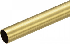 Brass round Tube 18Mm OD 0.5Mm Wall Thickness 200Mm Length Pipe Tubing