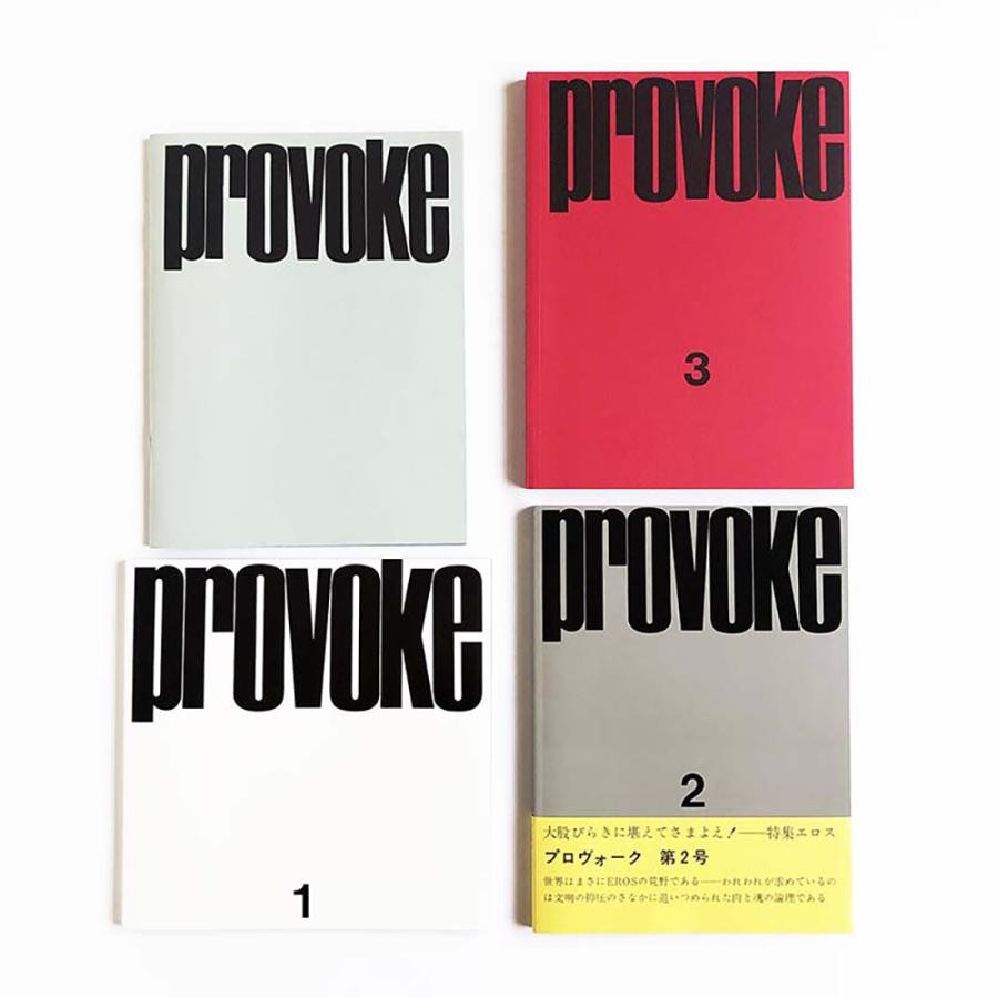 PROVOKE Complete Reprint Edition Set of 3 Photography Books Japan
