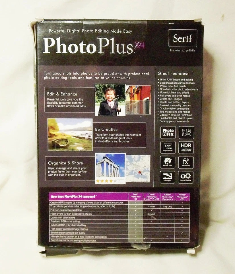 Photo Plus x4 Digital Photo Editing Made Easy (Windows 7, XP, Vista ) with Key - Image 3 of 4