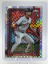 2025 Topps Chrome Update Kristian Campbell X-Fractor (RC) Boston Red Sox ⭐️
