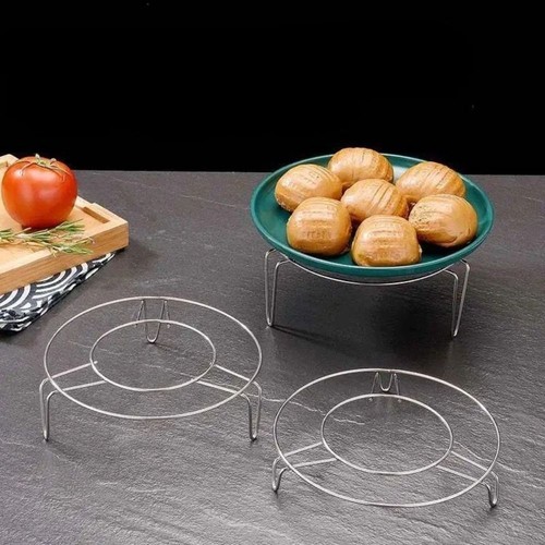 304 Stainless Steel Steamer Rack Round Pot Steaming Steamer Shelf Household