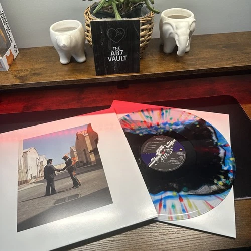 Pink Floyd Wish You Were Here 50th Blood Records Coral Splatter LP /7500