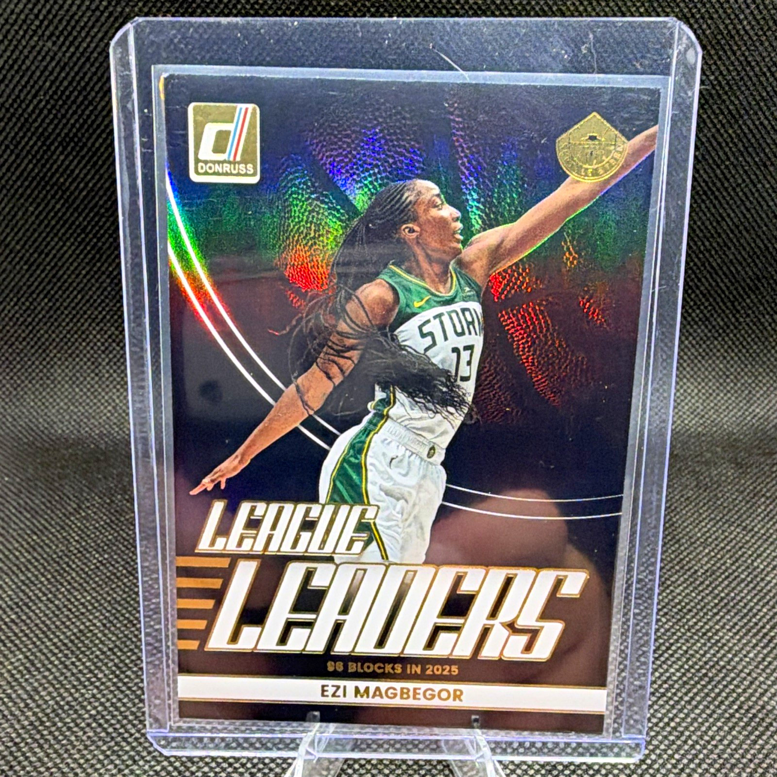 Panini Donruss WNBA 2026 Ezi Magbegor League Leaders Insert #4 Storm