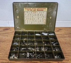 Vintage Automotive Garage Ignition Repair Kit - Antique Autoshop Display