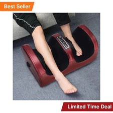 Electric Foot Massager Shiatsu Kneading Heated Roller Calf Pain Relief Fatigue