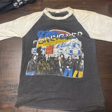 Vintage Original Foreigner Concert Tour T Shirt Unknown Size Measurements Pics