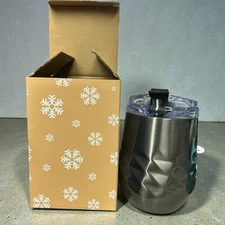 Grey Colored BPA Free Hot Cold 14oz Primula Tumbler "Triple Layer Copper Cold"