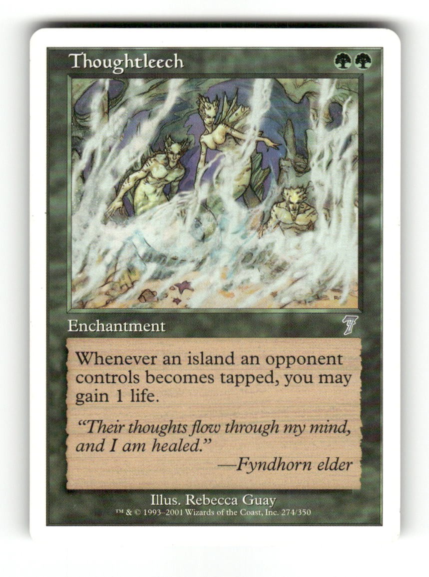 Thoughtleech 274 Uncommon 7th Edition Magic: The Gathering Near Mint