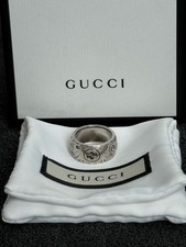Anello Gucci testa di felino taglia 5 US, taglia 11 Italia