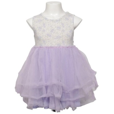Sweet Bamboo, Kleid, Größe: 116, Lila/Weiß/Mehrfarbig, Bambus/Elasthan #oib