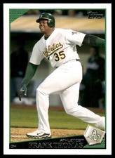 2009 Topps #24 Frank Thomas Retro Gray Back