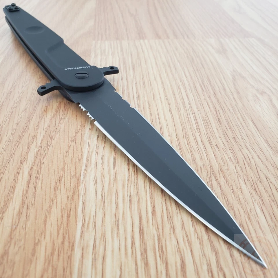 Cuchillo Plegable Extrema Ratio BF4 4.75" N690 Hoja de Acero Negro Mango de Aluminio Foto 3 de 4