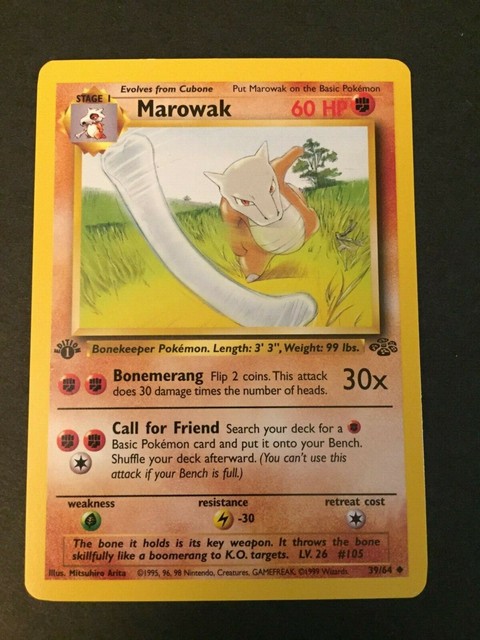 Marowak Pokemon Card