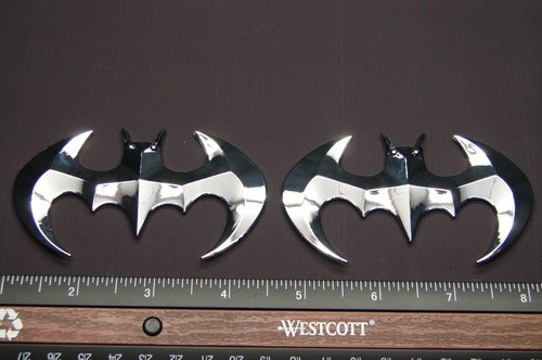 BATMAN 3D ABS CHROME EMBLEM STICKER LOGO BADGE DECAL FOR CARS & BIKES - Picture 7 of 12