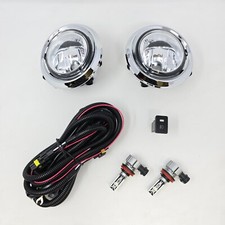 For 2011-2017 Toyota Sienna Se Clear Led Fog Driving Lights W Chrome Trim Wires