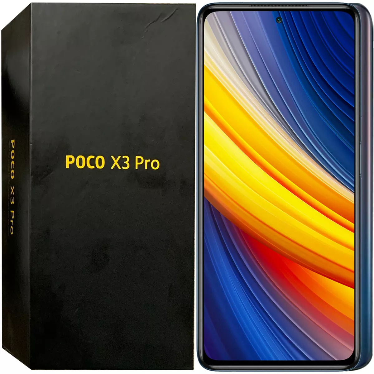  POCO, LLC Poco X3 Pro (128GB, 6GB) 6.67In 120Hz, Snapdragon  860, 48MP 4K Quad Camera, All Day Battery, Dual SIM GSM Factory Unlocked -  US & Global 4G LTE Version (Blue)