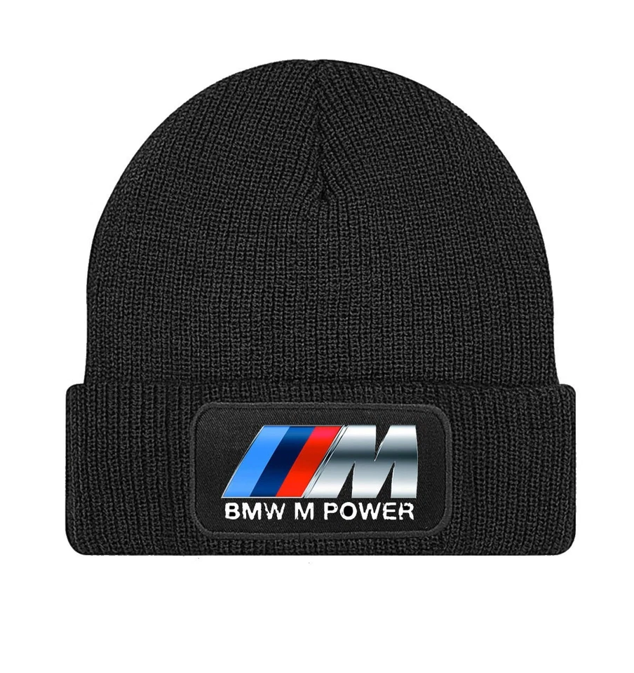 BEECHFIELD BMW M. Power Auto Logo Schwarze Beanie Strickmutze- STRICK034-SW