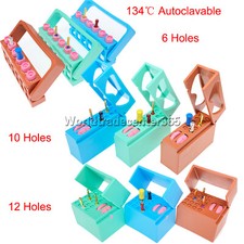 Dental 6/8/10/20 Holes Endo Files Holder With Memory Autoclavable Box Endodontic