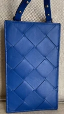 BOTTEGA VENETA Blue Leather Shoulder bag Crossbody bag