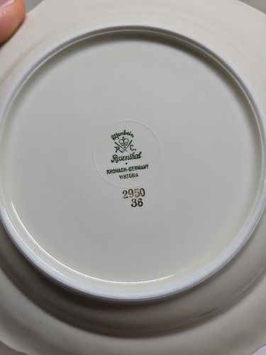 Set Of Beautiful Vintage Rosenthal Kronach Victoria Plates D83 - Picture 6 of 17