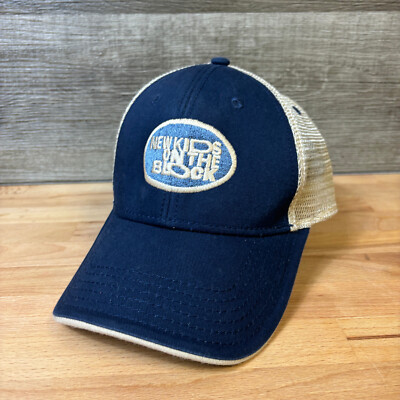 New Kids On The Black Hat Cap Strap Back Blue Navy One Size Adjustable