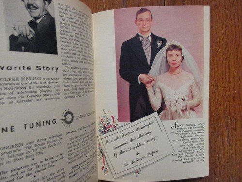 May-1954 TV Guide(MARY SHIPP/WALLY COX/PATRICIA BENOIT/GEORGE RAFT/CYNTHIA SCOTT - Picture 6 of 10
