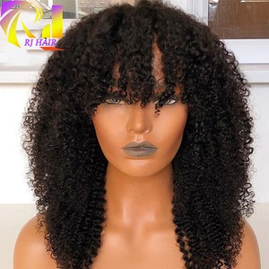 lace front wigs with bangs