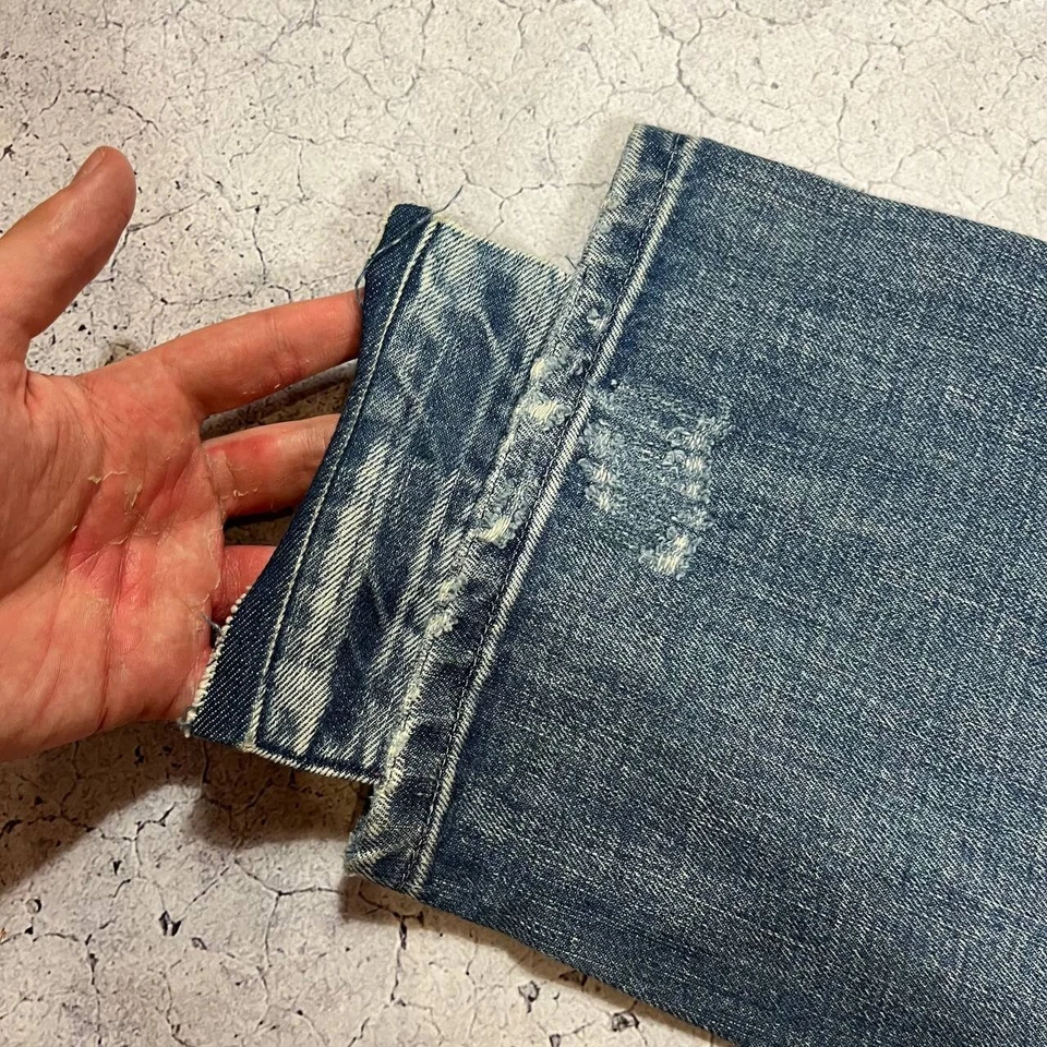 Jeans Japoneses Takeshy Kurosawa Avant Garde Denim Azul Talla 36 Foto 4 de 4