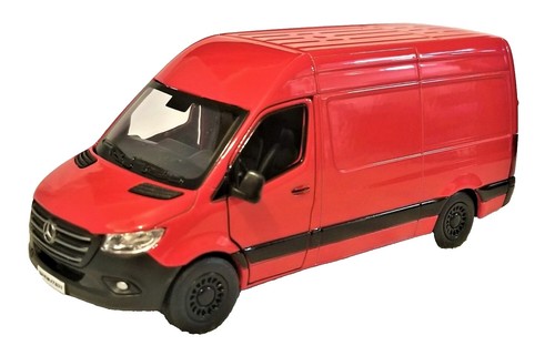Toyland DHL MB Sprinter Van – Die-Cast, 1:48 Maßstab, Mit Pull-Back Funktion, Für Kinder Ab 3 Jahren