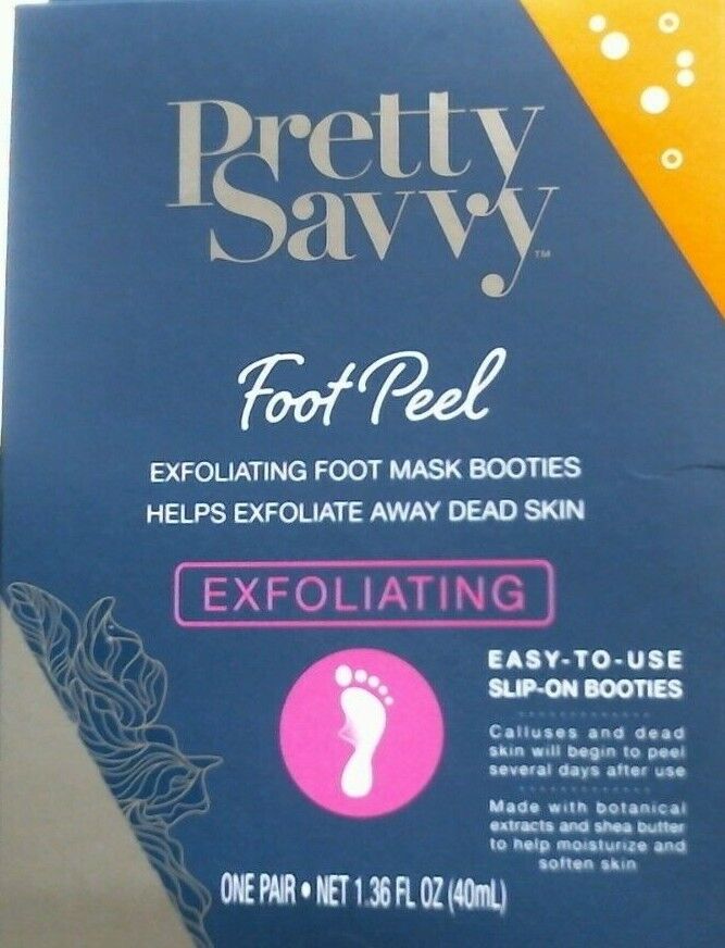 Pretty Savvy Foot Peel Max 72% OFF 3packs Max 84% OFF Exfoliating Mask Booties