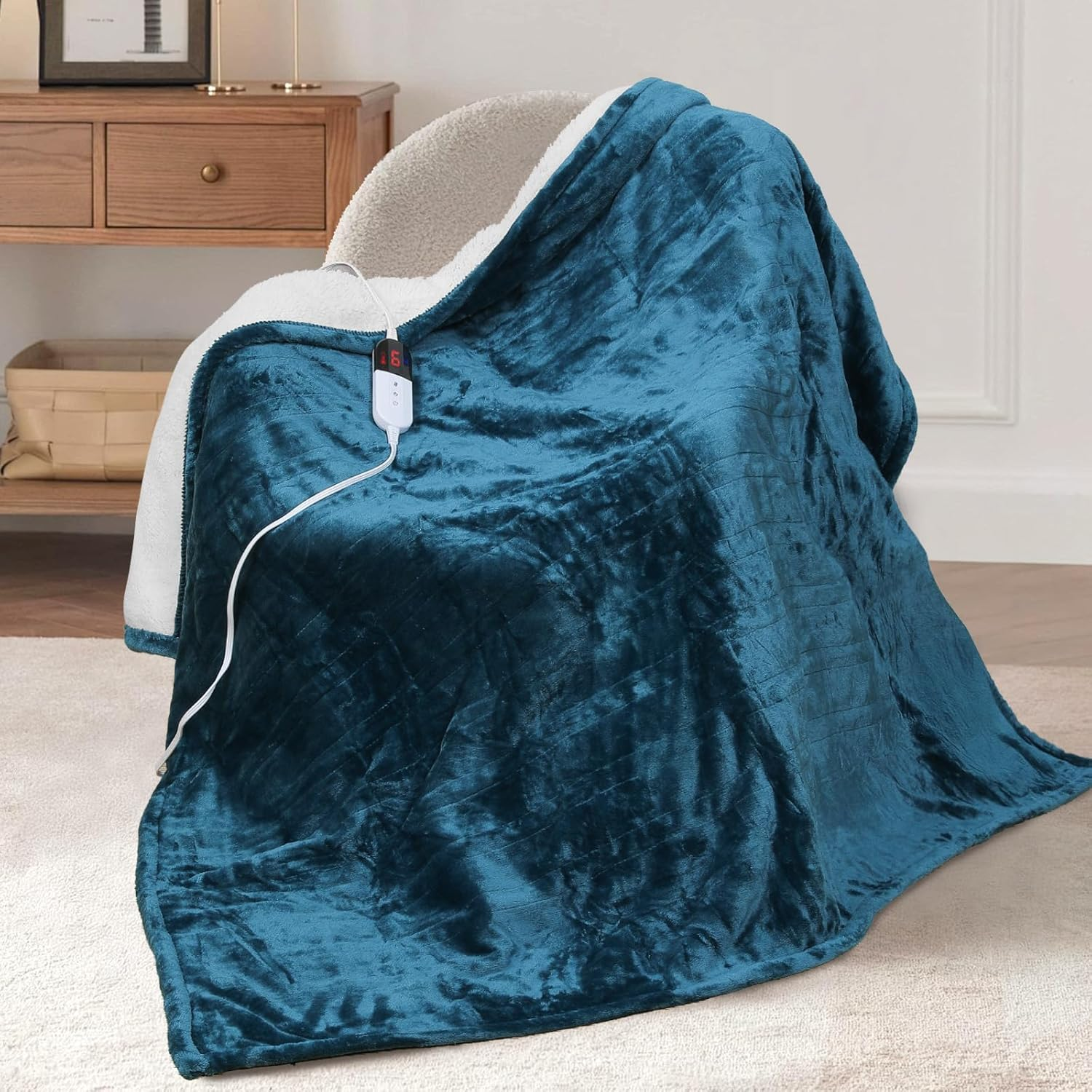 Heated Blanket Throw 50