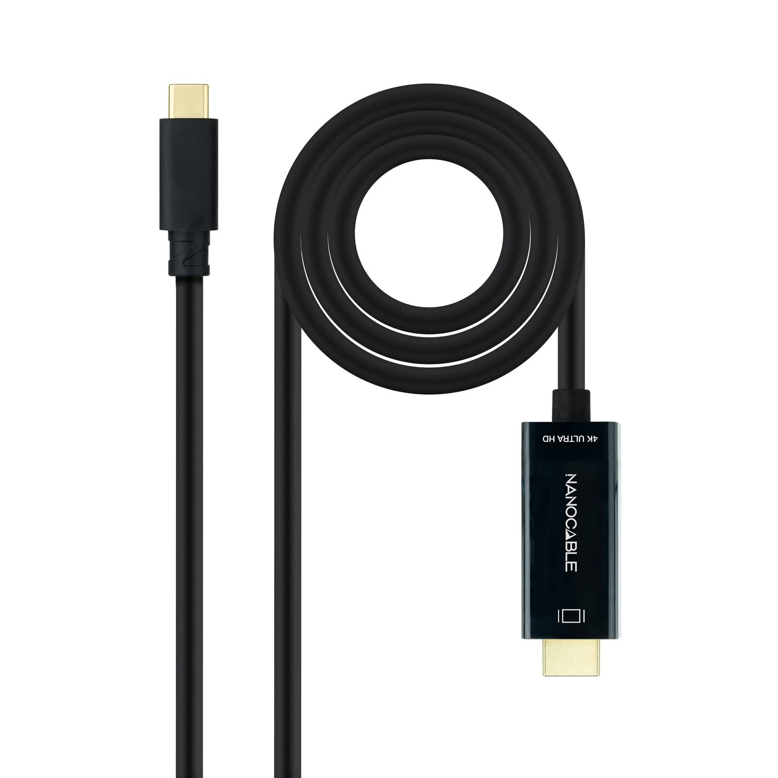 Usb C To Hdmi Cable Nanocable 4K Hdr (Size: 1.8 M) NUOVO