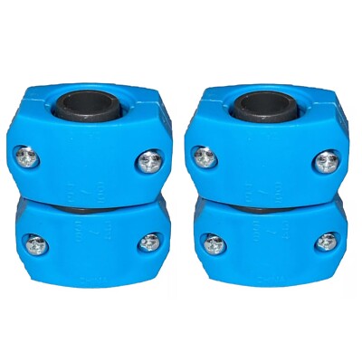 2 Pack Garden HOSE MENDER CLAMP Repair 5/8 or 3/4