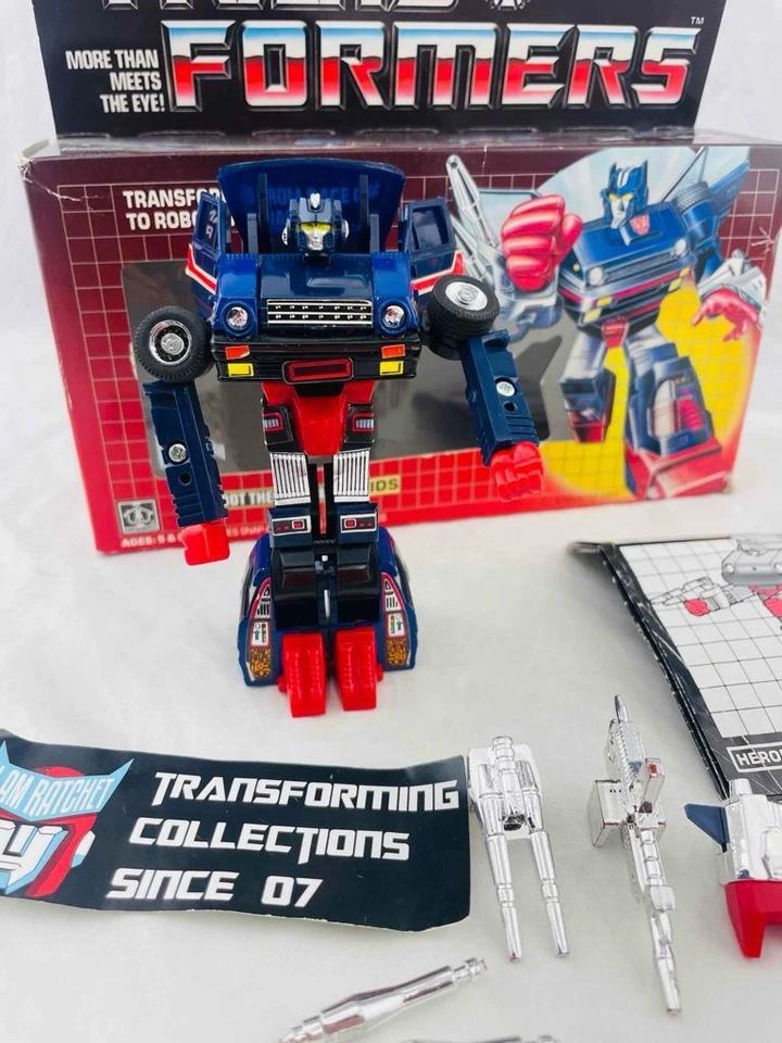 Transformers Original G1 1985 Pre Rub Skids Complete w/ Box - Image 3 of 4