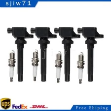 Ignition Coils&4x Iridium Spark Plugs For Suzuki Grand Vitara UF562 2756 06-2008