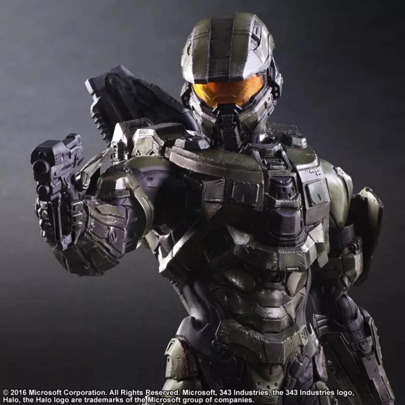 Figura de acción Hot Play Art KAI Halo 5:Guardians Master Chief en caja modelo juguetes Foto 2 de 4