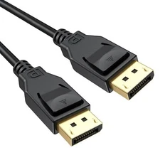 8K DisplayPort Cable 1.4 2-Pack 6FT DP 1.4 Cable Display port to Display port...