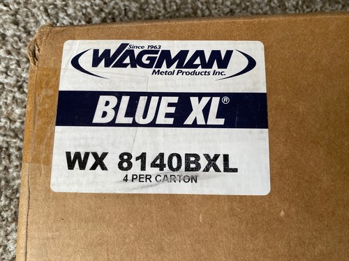 Wagman - Blue XL Blade 14 X 8" Combo Trowel Blade WX 8140BXL, 4-Pack NEW - Picture 2 of 4