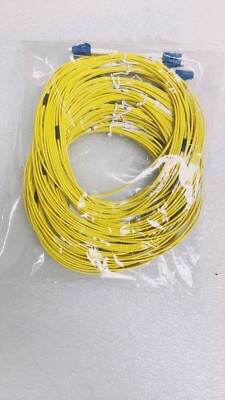 Lot Of 10 3M OS2 LC-LC Fiber Patch Cable Duplex 9/125 LC to LC SingleMode Jumper