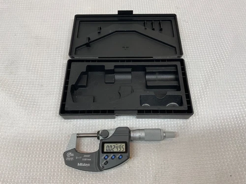 Mitutoyo Coolant Proof 0-1in. Digimatic Micrometer Series 293-340 EXCELLENT!!