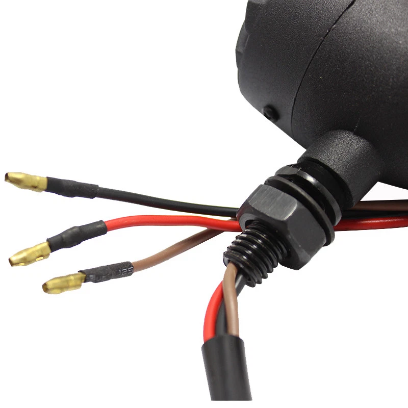 Luz indicadora de dirección intermitente bala negra para Harley Bobber Chopper Cruiser Foto 4 de 4