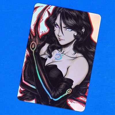 Fullmetal Alchemist Lust Rainbow Foil Holographic Character Art Trading Card