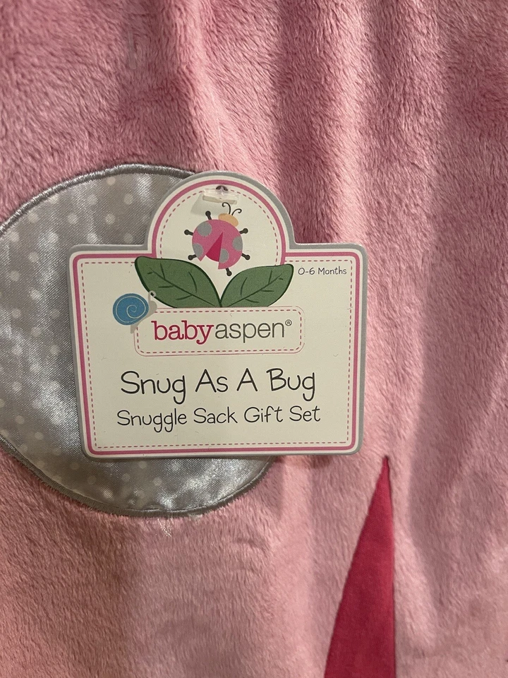 Baby Aspen, cómodo como un insecto Ladybug saco de acurrucarse, 0-6 meses nuevo Foto 3 de 4