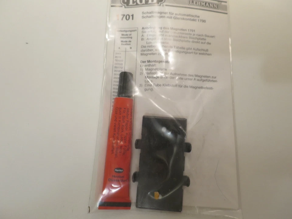 ( I13 ) LGB TRACK G 1701 shift solenoid original packaging - Image 3 of 3