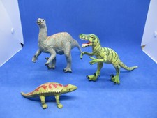 Carnegie Safari Iguanodon  Velociraptor Dinosaur Figures Prehistoric Toys 1992